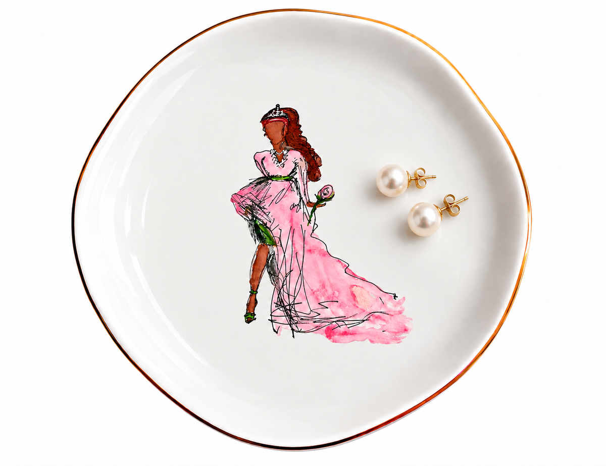 Lady Rose Trinket Dish