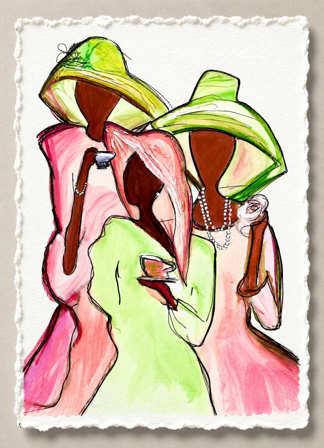 “Ivy Teacups” 2017