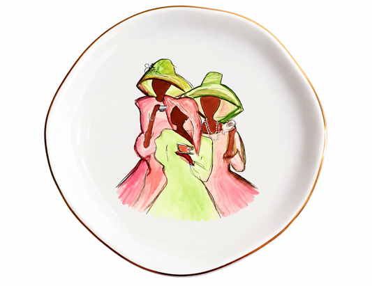 “Ivy Teacups” Trinket Dish